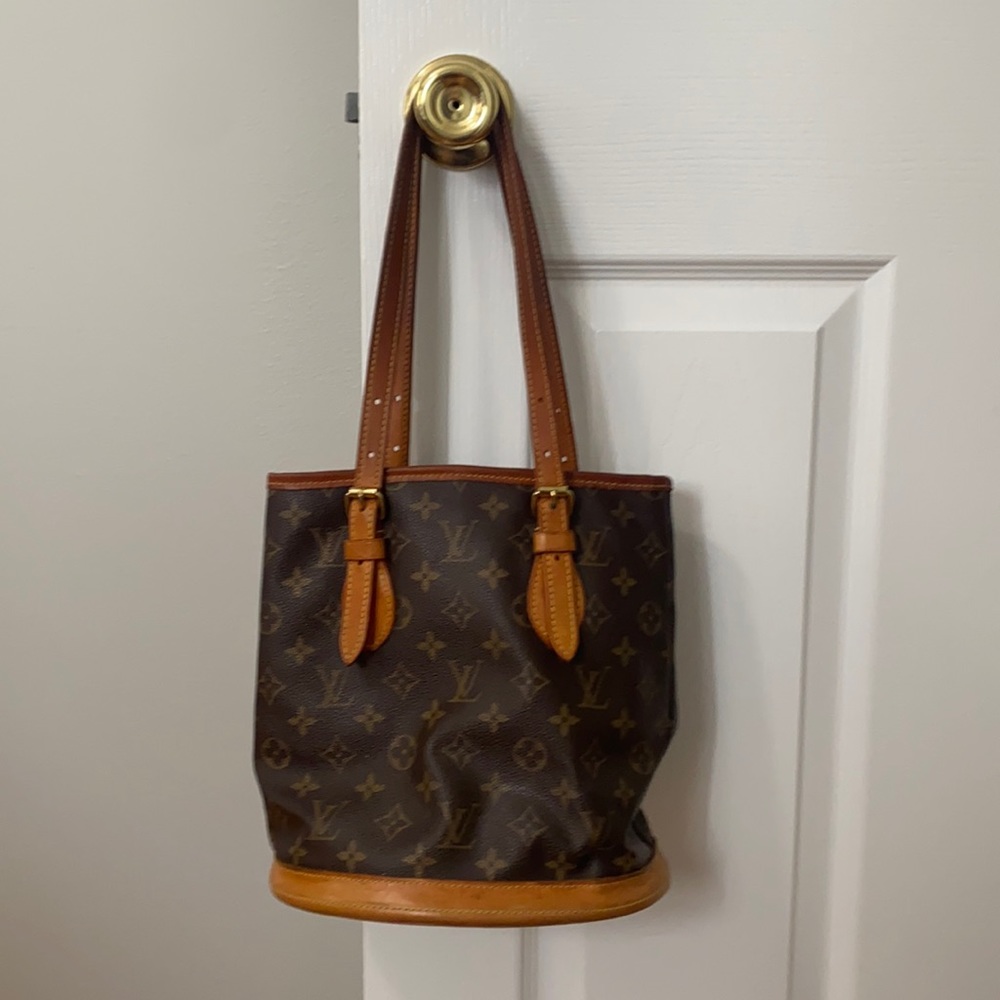 Vintage Louis Vuitton Monogram Petit Bucket